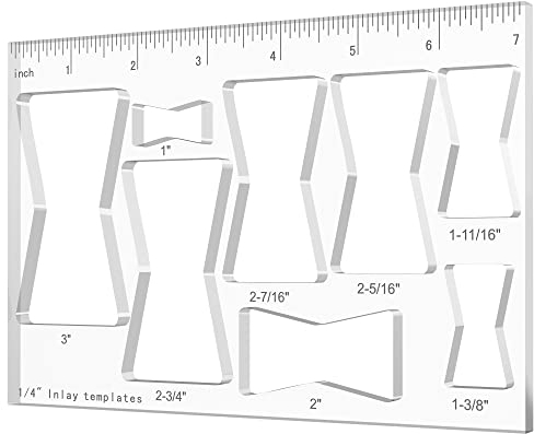 Fräsklammer, Schmetterlings-Einlage, Vorlage für Holzbearbeitung, Dekoration, 17,8 cm, Schmetterling, 1 Stück