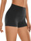 CRZ YOGA Butterluxe Damen Radlerhose Kurze Sporthose High Waist Yoga Sommer Shorts Laufshorts Fitness Hose - 6.3cm Schwarz 38