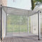 WHFTD PVC Rollos Balkon Fenster PVC-Rollläden Mit Armaturen, Wasserdicht Transparent Horizontale Rollo-Jalousie Für Außen Pavillon Büro,1.9 * 2m