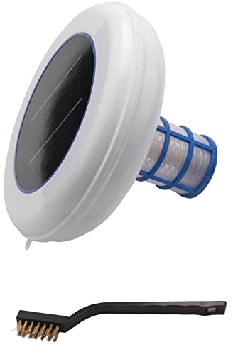 COSINE Solar Pool Ionisator, Kupfer Silber Ionen Schwimm Reiniger Wasser Aufbereiter, Kills Algen Pool Ionisator für Freien