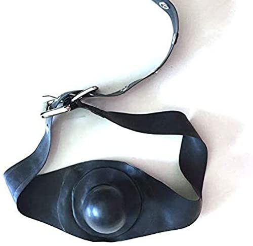 Aufblasbarer Pump-Up-Knebel Aus Gummi Mit Lederband Und Schnalle,Bondage-Gürtel,Einheitsgröße