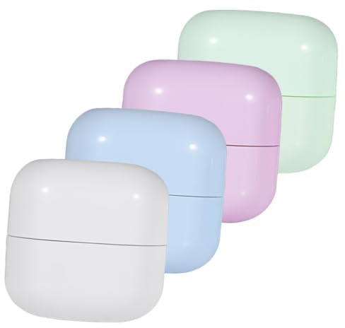 POPETPOP 4stücke Kosmetik Cremebehälter Nachfüllbare Reisebehälter Auslaufsicher Praktisch Für Reisen Und Zuhause Für Lotionen Und Cremes