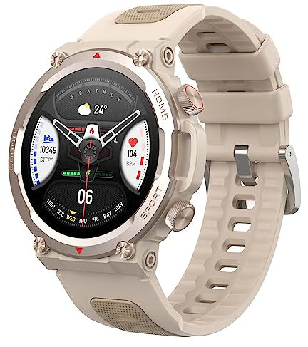 Relojes inteligentes militares para hombre, reloj de presión arterial, para hacer y responder llamadas, monitor de frecuencia cardíaca/oxígeno en sangre, más de 100 modos deportivos, datos de