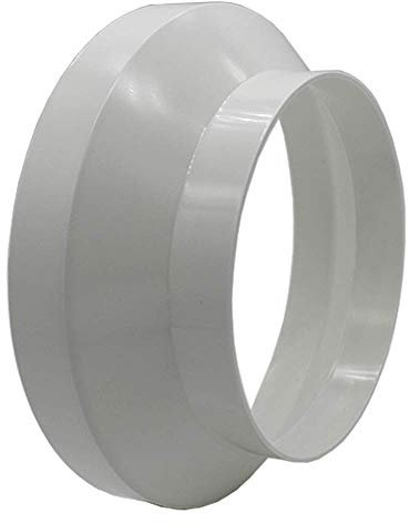 200mm to 150mm Ducting Reducer 8 to 6 inch Duct Adaptor for Connect Round Duct Ventilation Extractor Fan