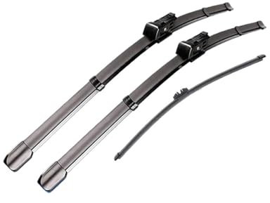 HAZYZKDM LHD RHD Für Volvo V40 R-Design 2012-2017 Vorne Hinten Windschutzscheibe Scheibenwischerblätter Set 26+19+11 Scheibenwischer(LHD)