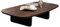 VAZTTY Couchtisch Nordic Retro Massivholz Couchtisch Wabi-Sabi Stil Homestay Designer Log Quadratischer einfacher Wohnzimmer Teetisch Coffee Table(M)