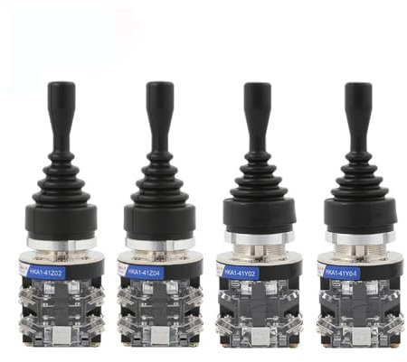2/4 Directions Momentary/Self-locking Monolever Joystick Switch Transparent Black HKA1-41Z02/41Z04/41Y02/41Y04(HKA1-41Y04 locking)