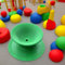 Chaise pivotante Gyro Sensory-Drehstuhl 360° Drehstuhl Gyro für Spielplatz Kindergarten Mall, Kleiner Autismus-Kinder-Drehstuhl für draußen/drinnen, Bank für sensorisches Gleichgewichtstraining(Green