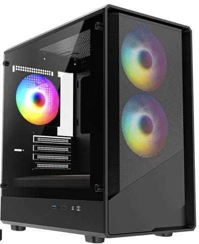 OCHW Water- cooled Eclipse RGB Gaming PC, AMD Ryzen 7 9800X3D 5.2Ghz • Radeon Graphics • 16GB 5200MHz DDR5 • 1TB NVME SSD • 600W PSU • Gaming Case • WIFI • Windows 11 Pro
