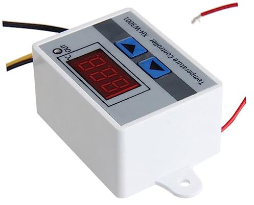 WHAMVOX 1500w Digitaler Programmierbarer Thermostat Mit Led-Display Und Integriertem Sensor Temperaturregler Für Zentrale Klimaanlagen Und Fan Coil Systeme Heiz Kühlmodus Energiesparend We