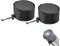 Toyvian 2pièces Couvre-Vent pour Tente De Culture Oxford Protection Anti-poussière avec Cordon Et Boucle Fixe Accessoire pour Tentes De Plantes
