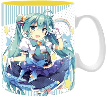 ABYstyle – Mug HATSUNE MIKU Mélodie – Produit Officiel – Grand Contenant 460 ml – Céramique Haute Qualité – Design Vocaloid