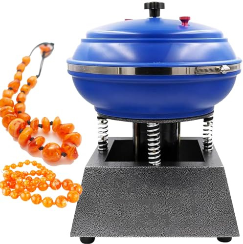 DHMYYXGS Lucidatrice a Vibrazione,Gioielli Metall Lucidatrice,Buratto Rotativo Machine Polissage,per Parti Metalliche,Gemme di Giada,Artigianato,Ricambi Auto
