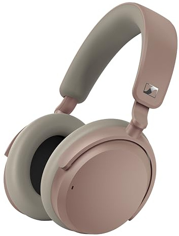 Sennheiser ACCENTUM Wireless Bluetooth Headphones Noise Cancelling - Up To 50HR Playtime, Hybrid Noise Cancelling (ANC), All-Day Comfort, Bluetooth Over Ear Headphones for School, Traveling, Taupe