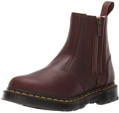 Dr. Martens 2976 Boot Alyson W/Zips Dark Brown