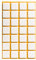 28pcs x Square Self Adhesive Felt Pads 20x20mm (White)