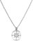 Sofia Milani - Damen Halskette 925 Silber - vergoldet/golden - Kompass Weltkarten Anhänger - N0271
