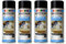 NOIR MAT Lot 4 Bombes Peinture Spray Aérosol 4X400ml Bois,Métal,Aluminium etc