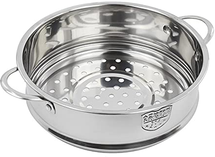 Hoobao Cesta de Vapor Acero Inoxidable,Vaporera Multiusos,Cesta Vaporera de Verduras,Cesta de CoccióN al Vapor,para Pescado, Verduras, Patatas,Duradero,22cm de DiáMetro Interior
