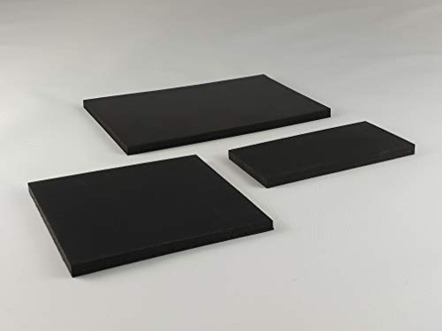 2 Stück Gummimatte Gummiplatte 150x150mm / 4mm Stärke Antivibrationsmatte für z.B. Waschmaschine/Hochleistungsmixer