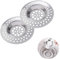 2 Piezas Filtro de Desagüe de Acero Inoxidable, Colador de Drenaje, Tapón de lavabo y Baño, Filtro de Fregadero de Cocina y de Ducha