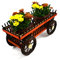 MyBer® K3-556 - Carrito para flores con 2 macetas