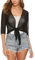 Gyabnw Coprispalle Donna Casuale Elegante Solido Cardigan Comodo Casual Aperto Davanti a Maniche 3/4 per Primavera Estivo