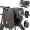 HuiJuKeJi Bike Bag Bicycle Storage Pannier Saddle Bag 26L Multifuction Rear Bike Cargo Rack Bags with Reflective Strips Waterproof Travel Accessories Expandable Luggage Trunk Bag for Cycling