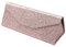 TBOC Custodia Pieghevole Occhiali da Sole - Astuccio [Rosa Lucente] Rigido [Triangolare][Chiusura Magnetica] Fodera Interna Porta Lenti Vista Lettura Lavoro Design Grande Fashion Uomo Donna Bambini