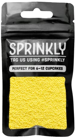 SPRINKLY - Matt 100's & 1000's - Yellow - 30g