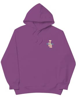 Tealer Hoodie Tealr Kush Rules Felpa con Cappuccio, Viola, XS Unisex-Adulto