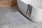 Pasha Home 2er und 1er Pack Badematte 60 x 120 cm Winter Grau/Badteppich aus Baumwolle/weicher Badvorleger rutschfest waschbar/moderner Badvorleger für Badezimmer, Dusche oder Küche