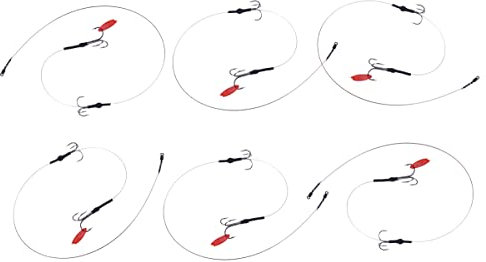 Ultimate 7x7 Steelwire Deadbait Leader Set (6 Stück) | Angelsystem