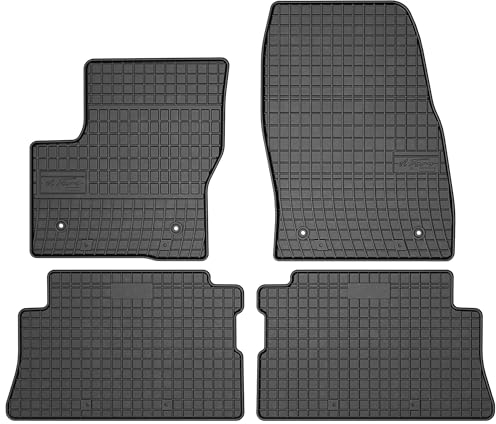 MOTOS Gummimatten Auto Fussmatte passend für Ford Kuga II 2013-2019 Verbessern Sie Ihren Reisekomfort mit Antirutschmatte Auto- Allwetter fußmatten Auto, Schutz vor Verschmutzung