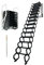 EYPKPL Home Dachbodenleiter Ausziehbare Dachbodenleiter Wandmontierte Dachbodentreppe rutschfeste Dachbodentreppe Ergonomisches Design Dachbodentreppe