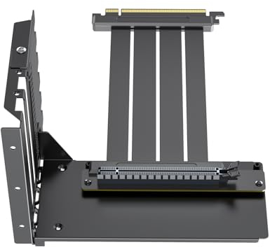 Xilence Riser Cable Set pour Le Montage Vertical de la Carte Graphique dans Le boîtier Xilent X912.ARGB Gaming PC, Compatible Uniquement avec Le Xilent X Case, Montage Facile, Look élégant, Noir