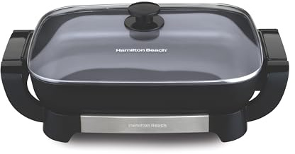 Hamilton Beach Large Electric Skillet With Lid