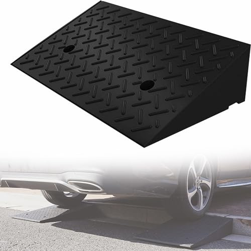 Auffahrrampe Pkw Türschwellenrampe Für Rollator, Bordsteinrampe 3 4 5 7 8 9 10 11 12 13 14 15 cm Hoch rutschfeste Oberfläche, rutschfest Rollstuhl Schwellenrampe (Size : 100x30x13cm)