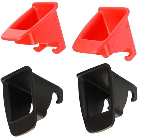 TRHDFW 4 PCS Car Seat Safety Clip, Isofix Adapter Child Car Seat Safety Clip Latch Seat Belt Connector Guide Car Seat Buckle Cover