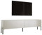 3E 3xE living.com TV- Schrank in Kaschmir mit Beinen in Schwarz, A: B: 170 cm, H: 52 cm, T: 32 cm