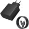 45W Chargeur de téléphone Android Bloc de Charge USB C Super Rapide pour Samsung Galaxy S24/S24 Ultra/S23/S23 Ultra/S22/S21/S20/Note 20/A53/A73, avec 1,5M Cable