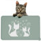 Cat & Dog Feeding Mat - Waterproof, Non-Slip Silicone Mat for Bowls