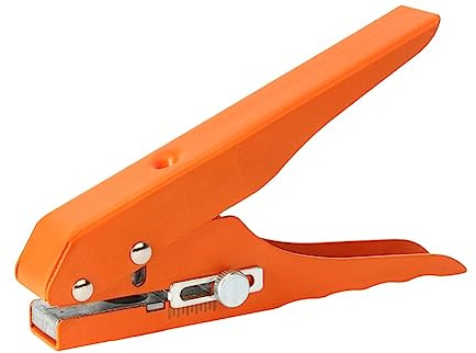 Putiqcher 15mm Edge Banding Punching Pliers - Orange Metal & Plastic Punching Tool - Functional Style