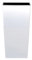 Stolmet Tall Flower Pot, Square Planter, Suitable for Indoor and Outdoor Usage, Perfect for Home and Garden Decoration, Capacity of 2L to 91.5L (White, 4 Litres)
