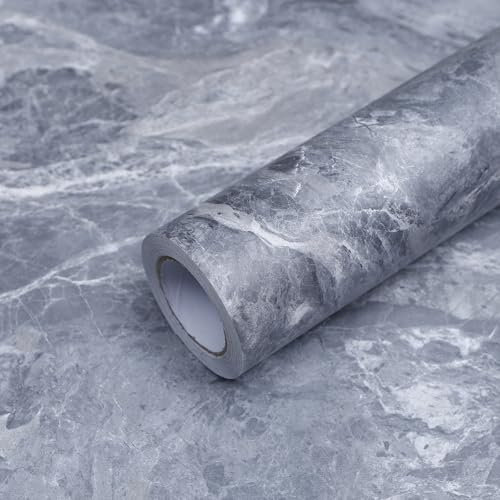 FEILAYS Selbstklebende Tapete Klebefolie Retro Wandtapete Möbelfolie Industrial Optik Wanddeko Wohnzimmer Küchentapete Abwaschbar Tapeten Schlafzimmer Vintage Shabby Baddeko 40CM×5M