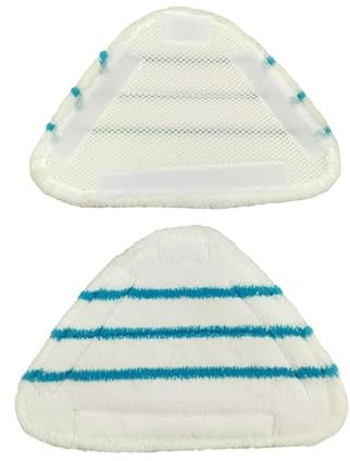 Fokroin Set di 2 Panni Scopa a Vapore Ricambio, Panni per scopa a vapore ricambi scopa a vapore, Panni Ricambio Universale, Scopa a Vapore Adatti a Tutti i Tipi di Pavimento