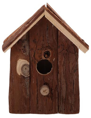 Milisten Hängendes Vogelhaus Aus Holz Vogelbad Im Freien Fensterkolibri-futterspender Vogelfutterständer Vogelfutterstation Vogelhaus Bausatz Baumschwalben-vogelhaus Vogelsamen Hölzern