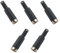 Pjeghbvop Pack Of 5Pcs DC5.5x2.5mm Female Power Socket DC5525 Assembled Coupler Assembled Type Plugs For Repairment Black