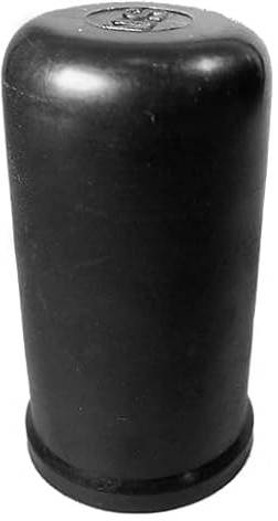 BOUCHON PLASTIQUE - Lot de 10 pcs - Cache-écrous longs M10 pour clé de 17 mm - Compatible contre écrou et tige filetée - Hauteur de 45 mm - en LDPE noir robuste - Protection durable