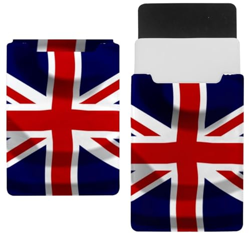 Eslifey 13 Zoll Slim Laptop Sleeve Case Ledertasche mit Magnetverschluss Union Jack Britain British Jack Mikrofaser-Ledertasche